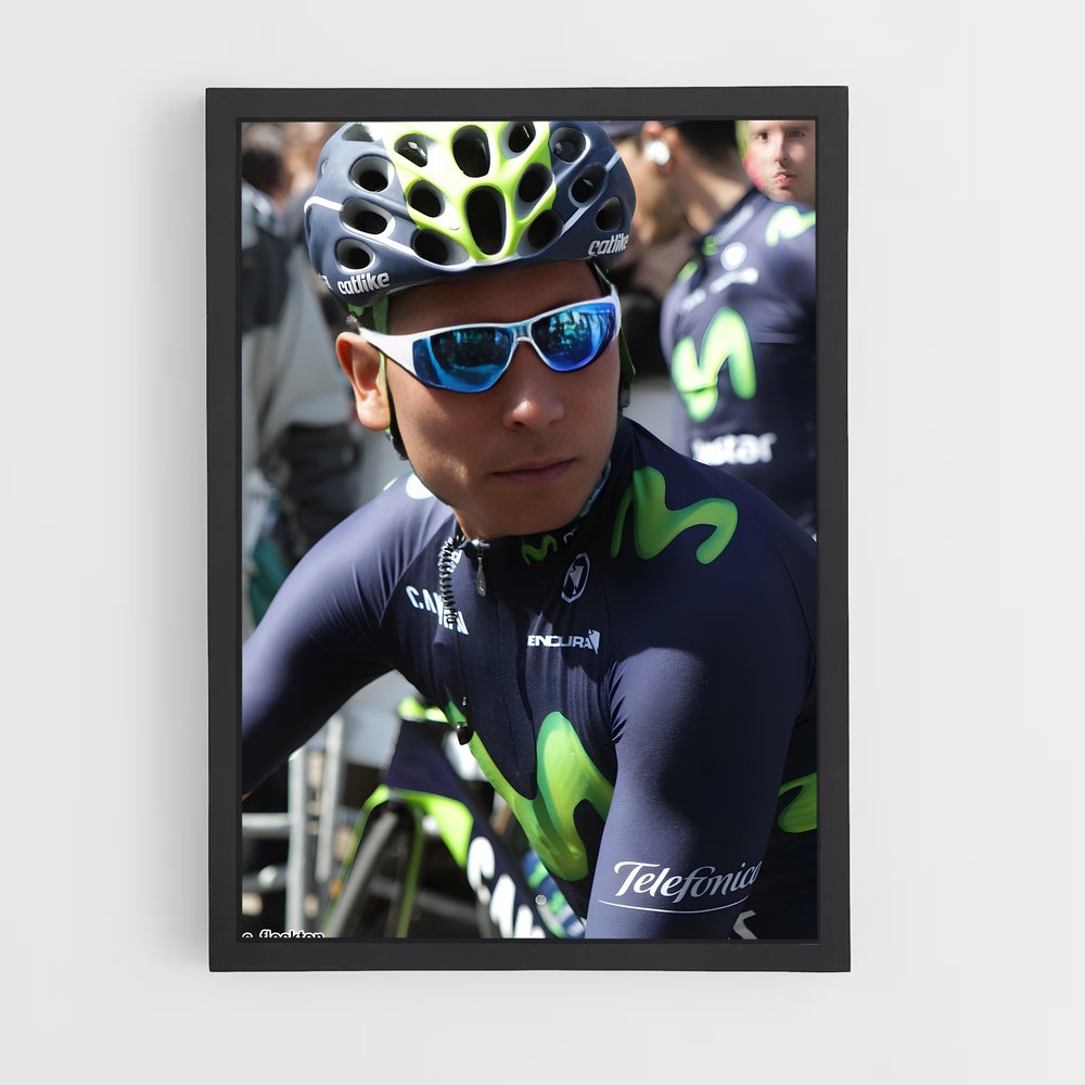 Poster Nairo quintana – affiche Cyclisme (vue 2)